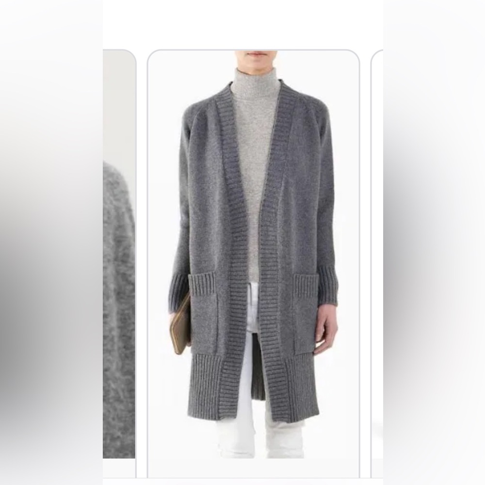 Reiss Oversized Long Cardigan